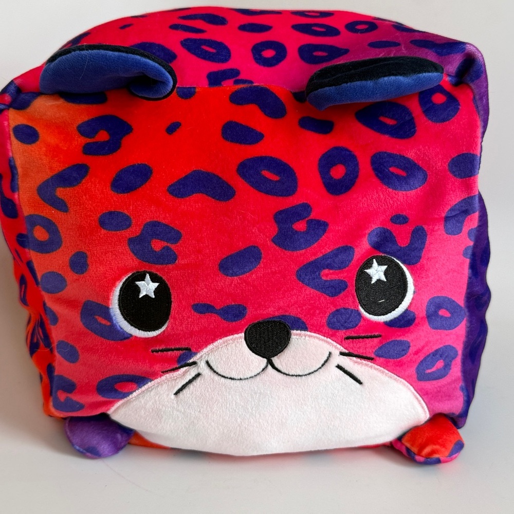Moosh Moosh squared Willow Leopard squish pillow!
